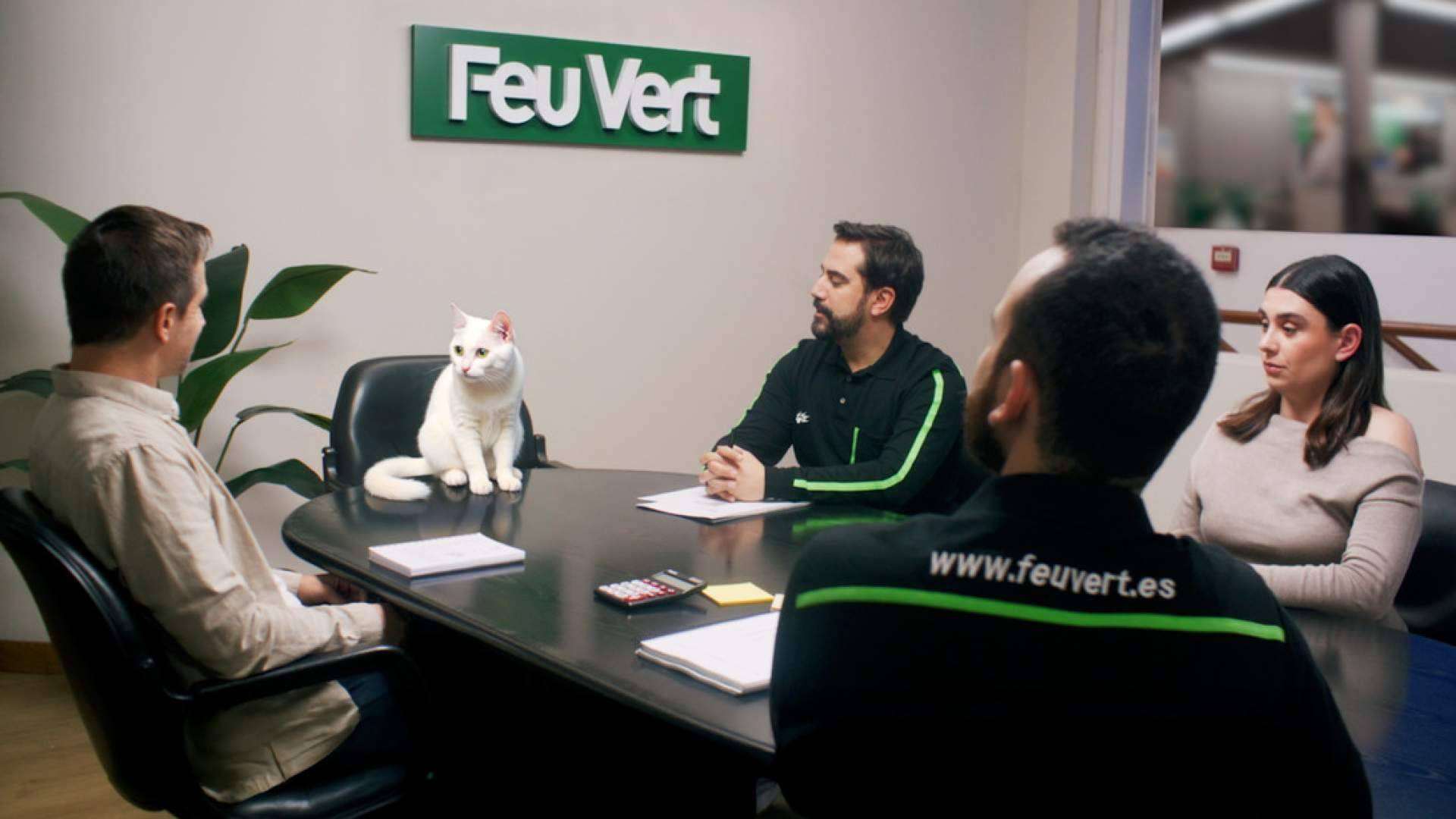 Feu Vert apuesta por el gato Ramsés como identidad de marca también en España