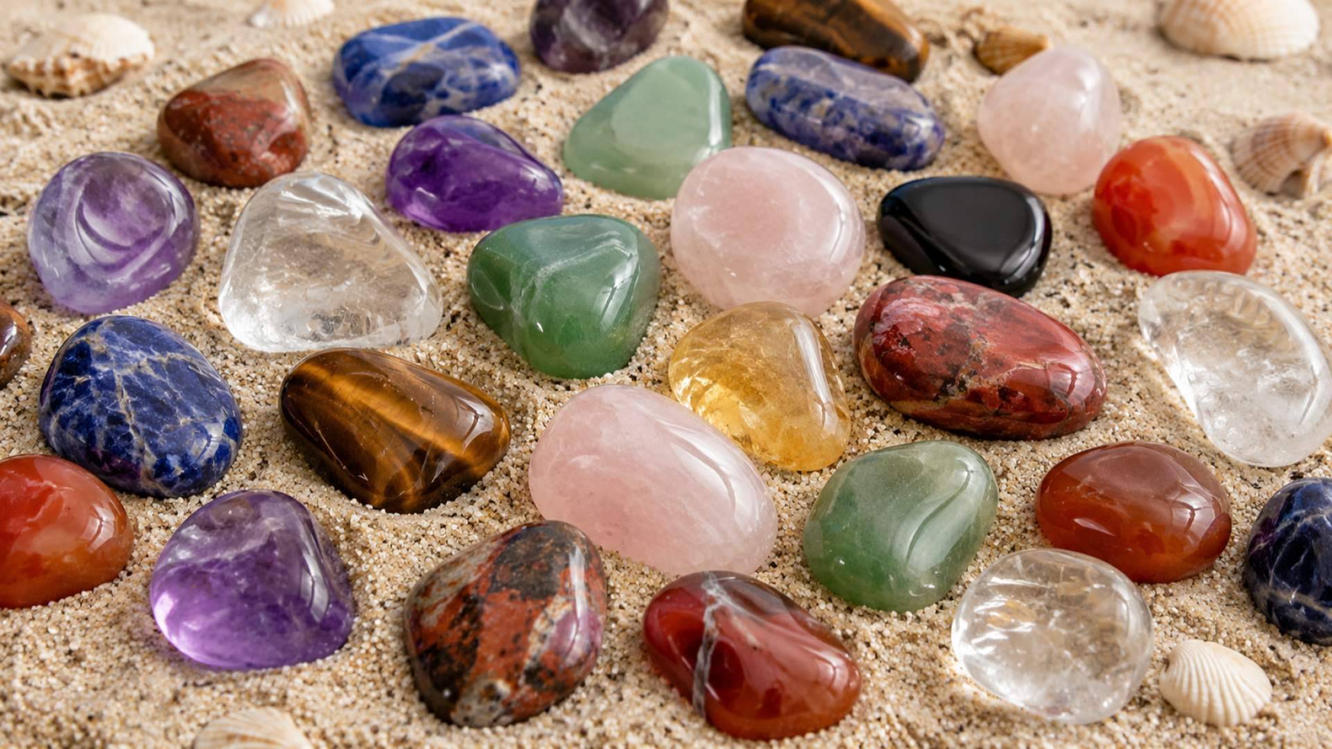 Cantos rodados y piedras rodadas; un básico para tiendas de minerales y artículos esotéricos