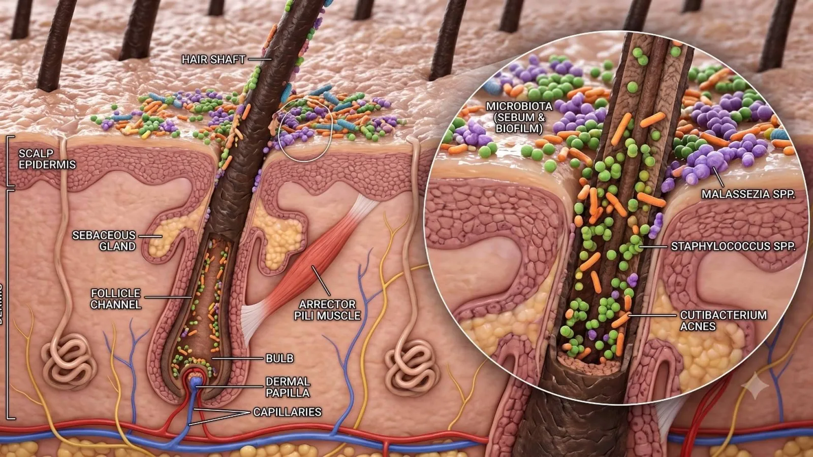La caída de cabello también depende del microbioma capilar, según la Dra. Janeth Arévalo
